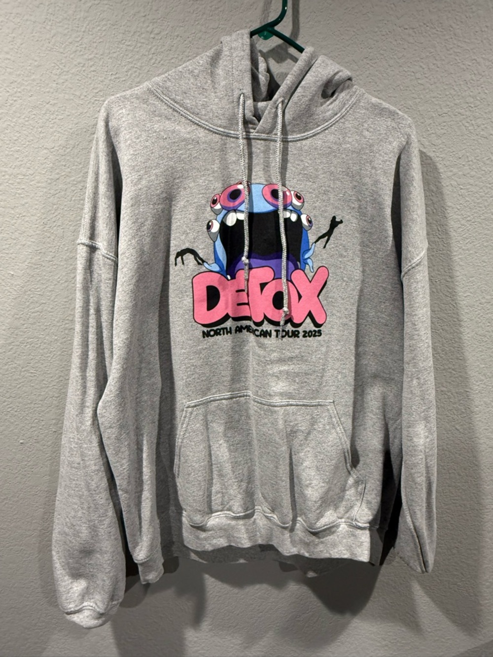 Detox North American Tour 2025 Grey Graphic Hoodie